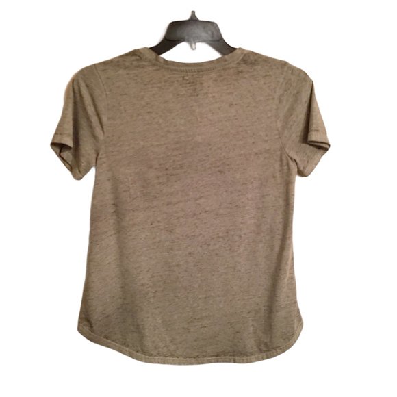 NWT Life is Better by Campfire Tee Heathered Green - Picture 2 of 6